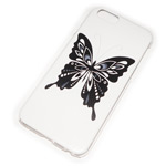 Чехол Yotrix Aquarelle для Apple iPhone 6 (Butterfly on white, пластиковый)